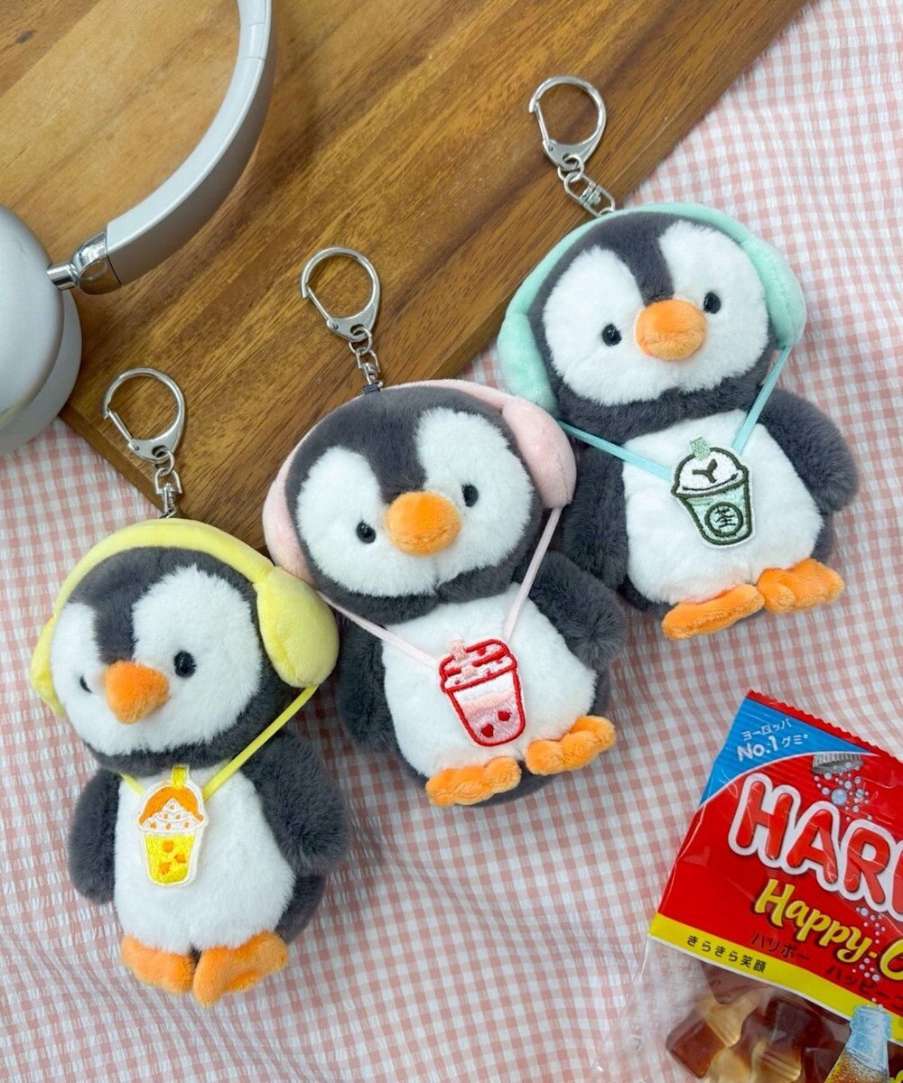 WEGO るんるんペンギンぬいぐるみキーホルダー 