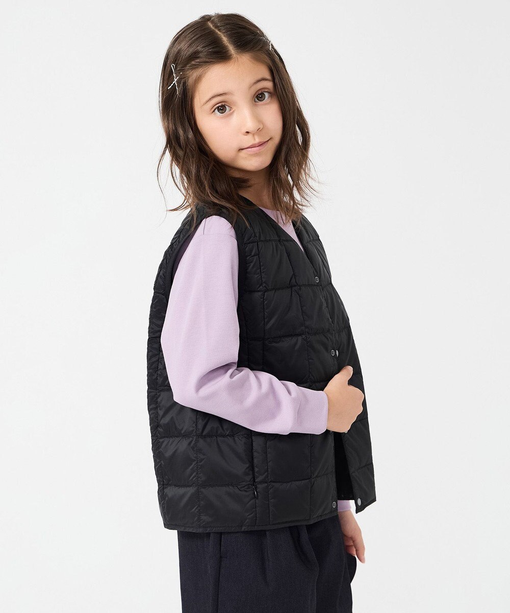UNFILO 【120-150cm】TAION Vネック ダウンベスト(UNISEX) 