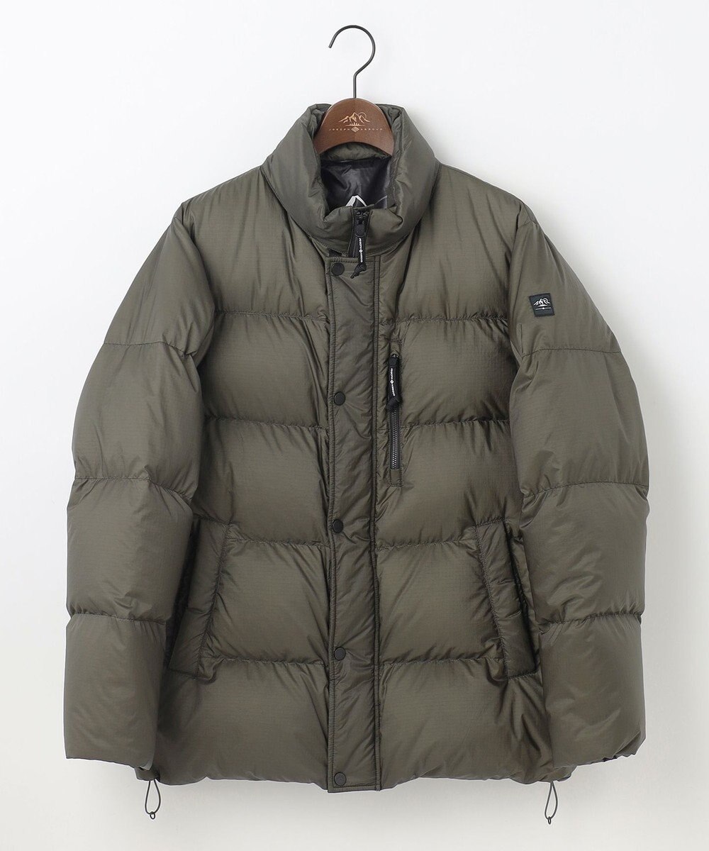 JOSEPH ABBOUD MOUNTAIN 【軽量/撥水/7ポケット/INフード】ナイロンリップ ダウン ジャケット 