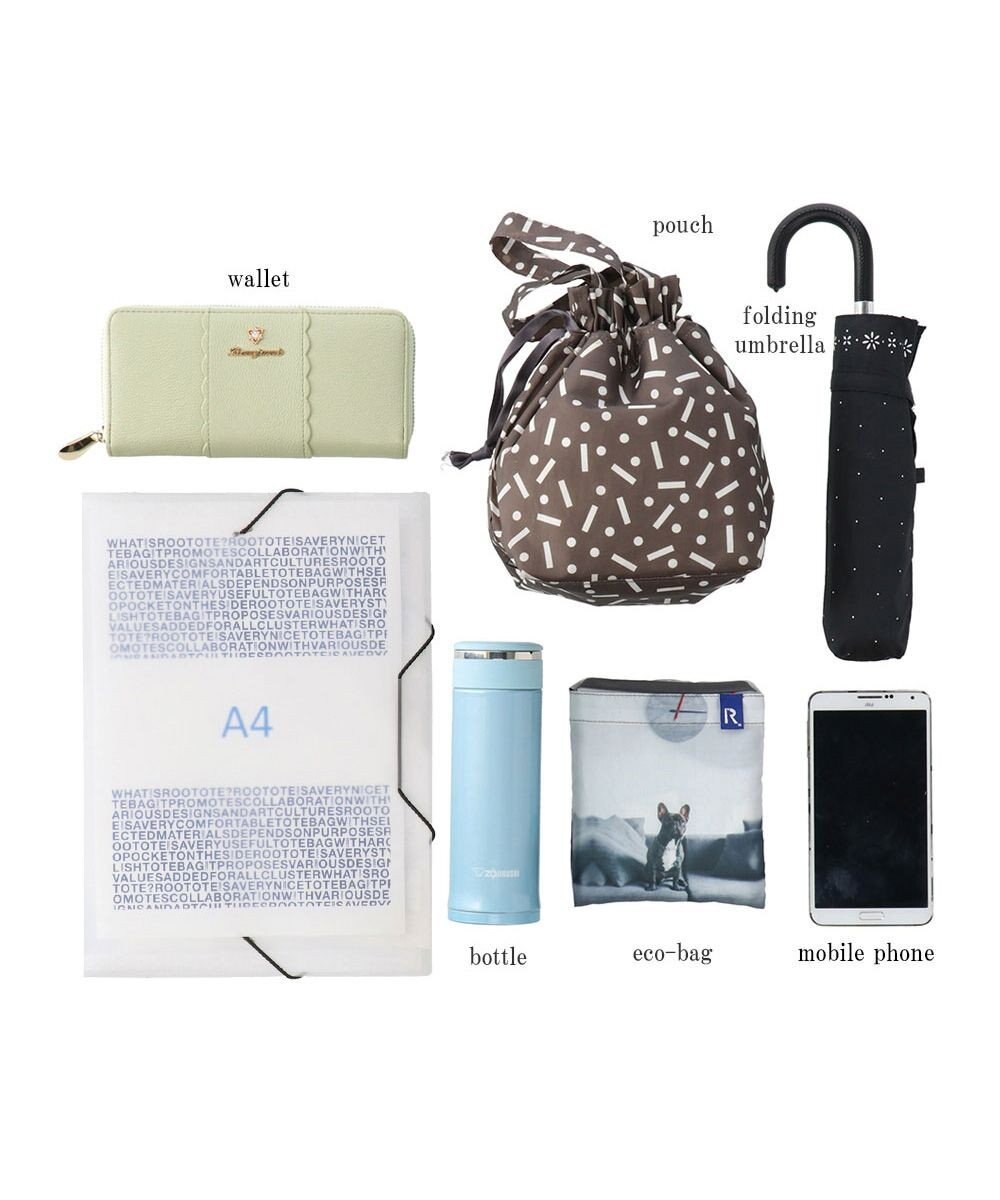 ROOTOTE 8424【スヌーピー】IP.ミディアム.ピーナッツ-0D 