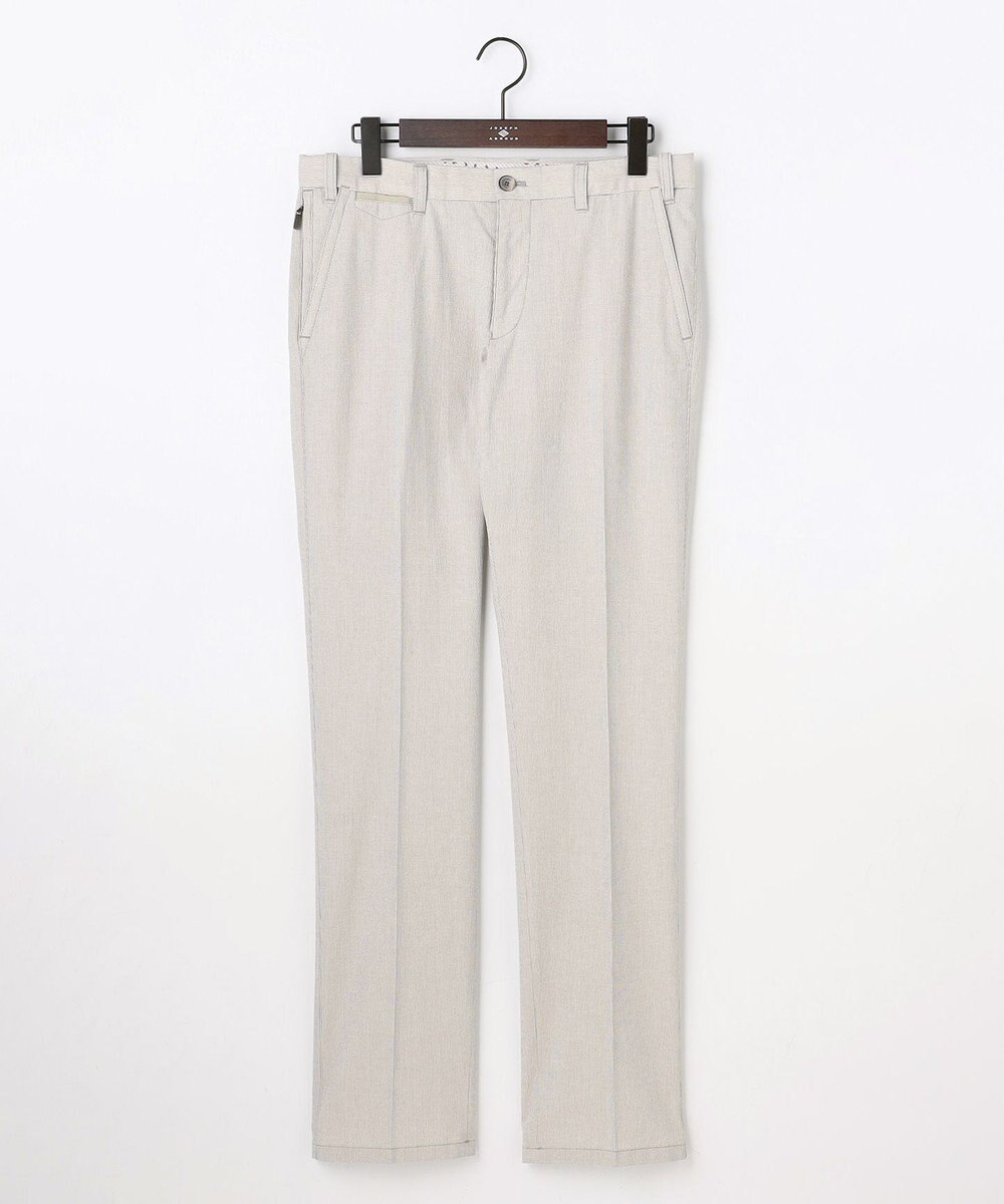 JOSEPH ABBOUD 【キングサイズ・ウエストも伸びる!オーガニックコットン使用】ムリネサマー パンツ 