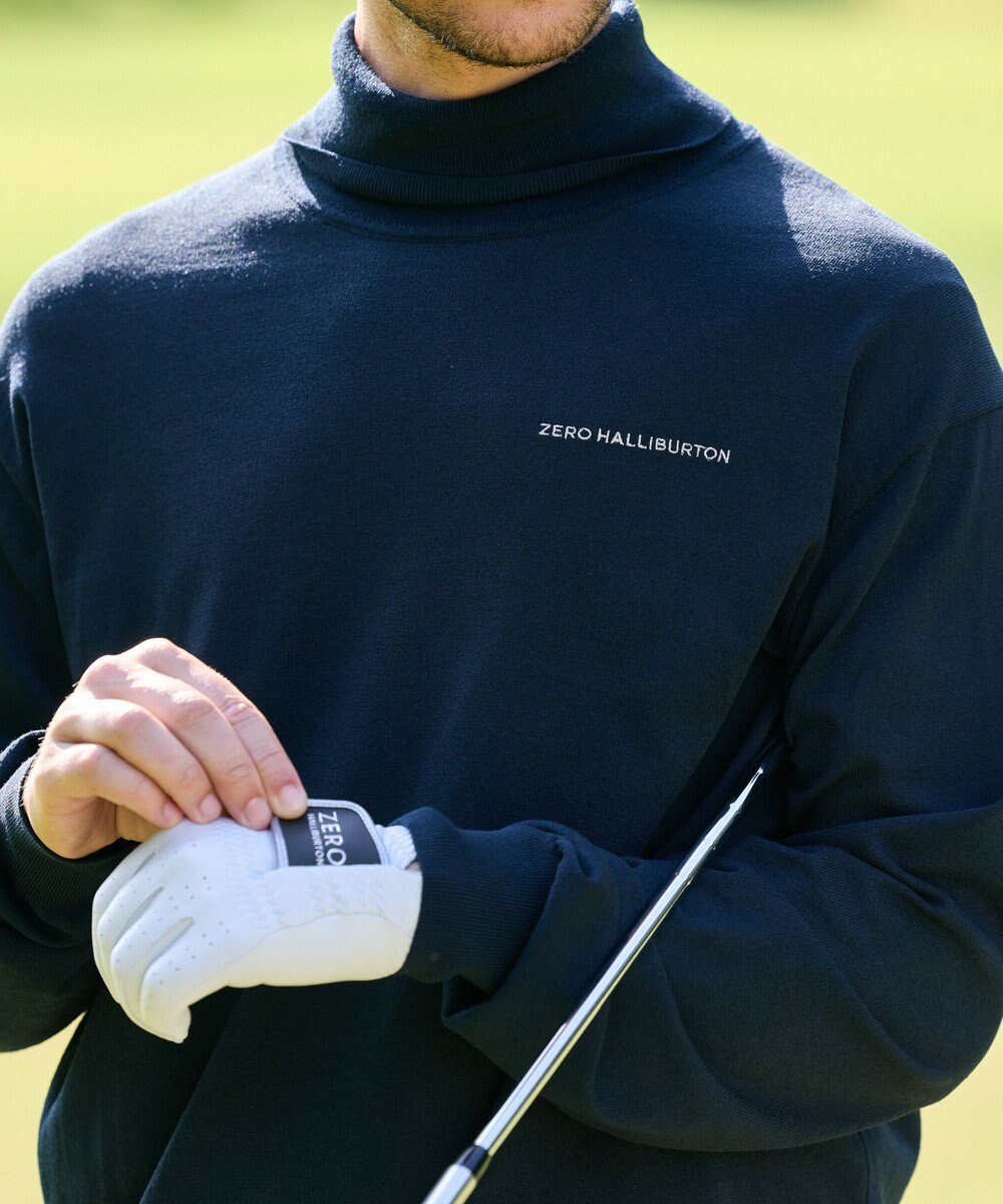ZERO HALLIBURTON タートルネックニット ワンラインロゴver. ZHG-M5A4e 85117 
