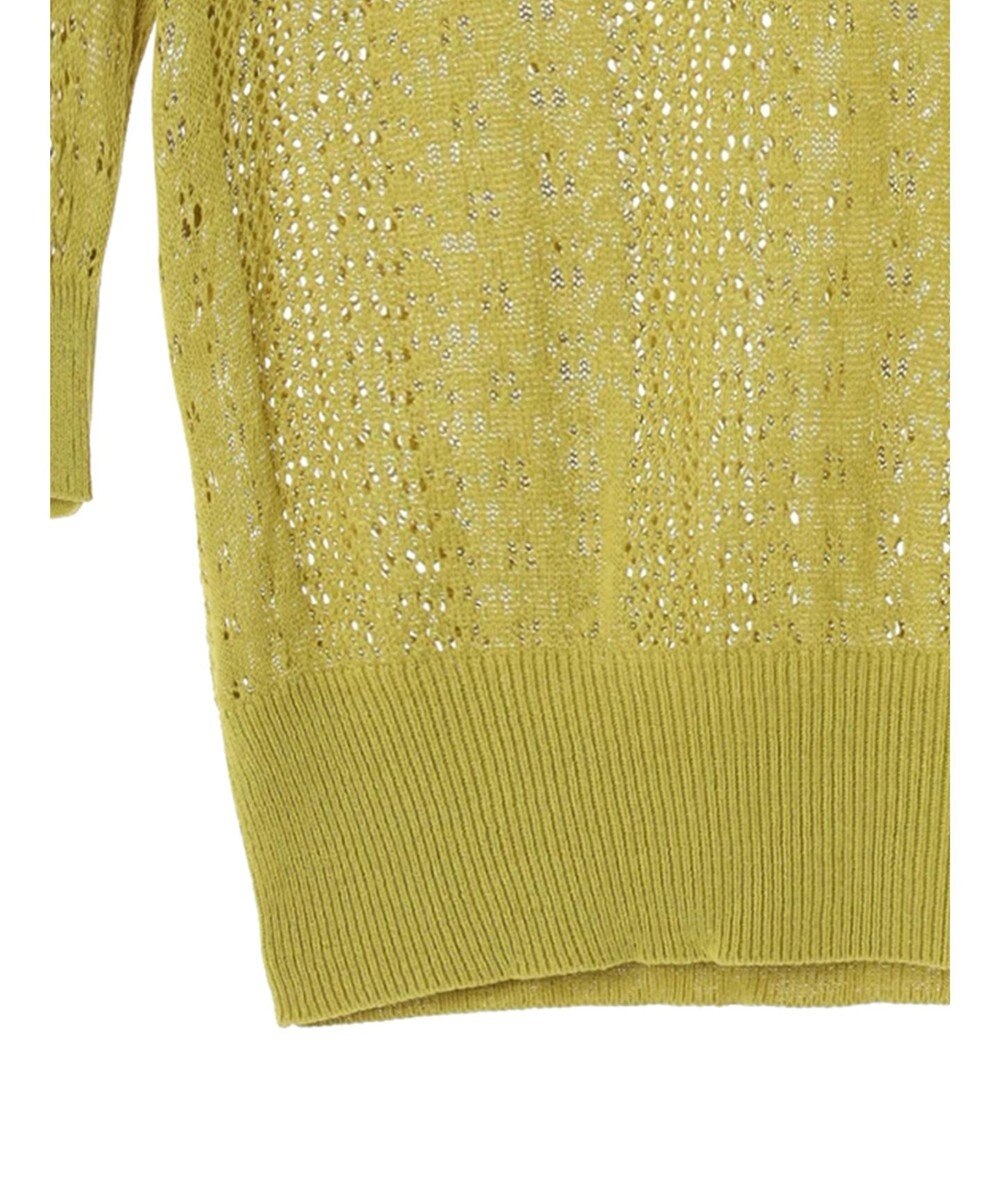 Green Parks ａ．透かし柄ニットプルオーバー 