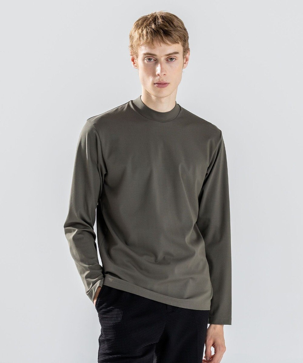 JOSEPH HOMME ハイゲージベアスムース　モックネック長袖Ｔシャツ 