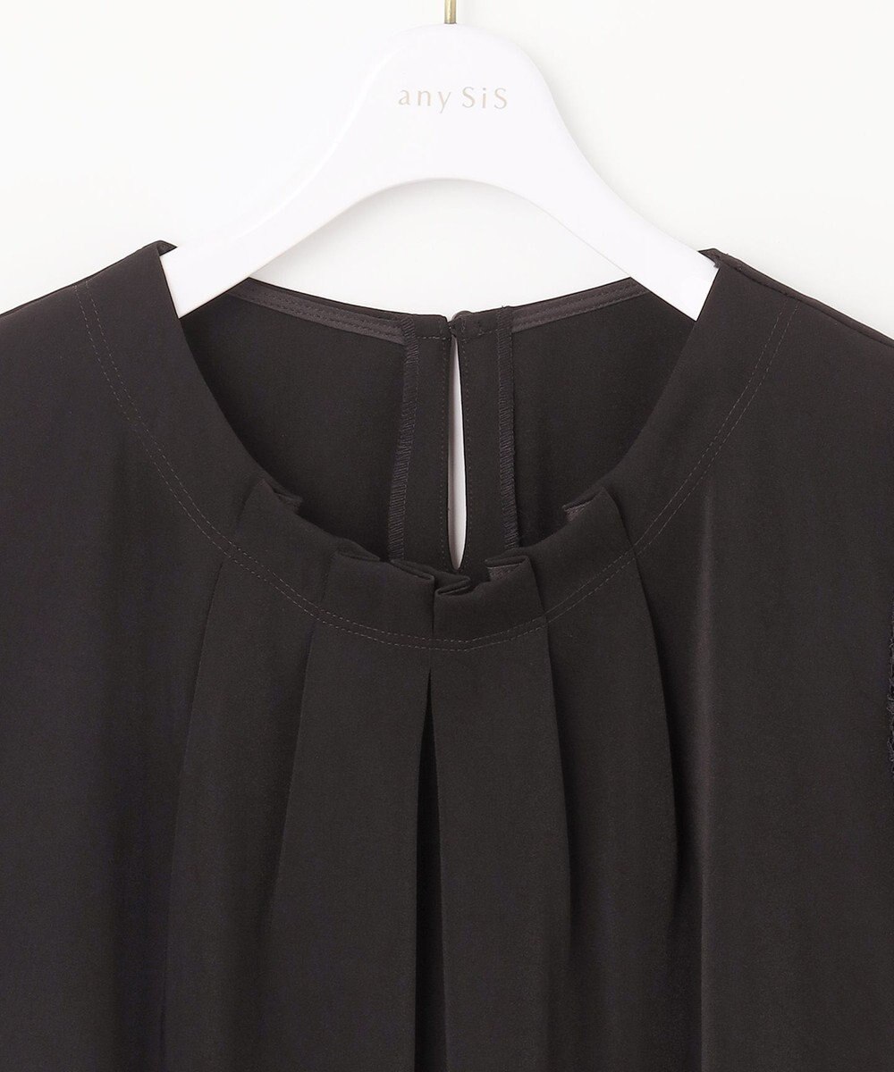 ANY SIS 【2SET】レーススリーブ ブラウス × パンツ セット 