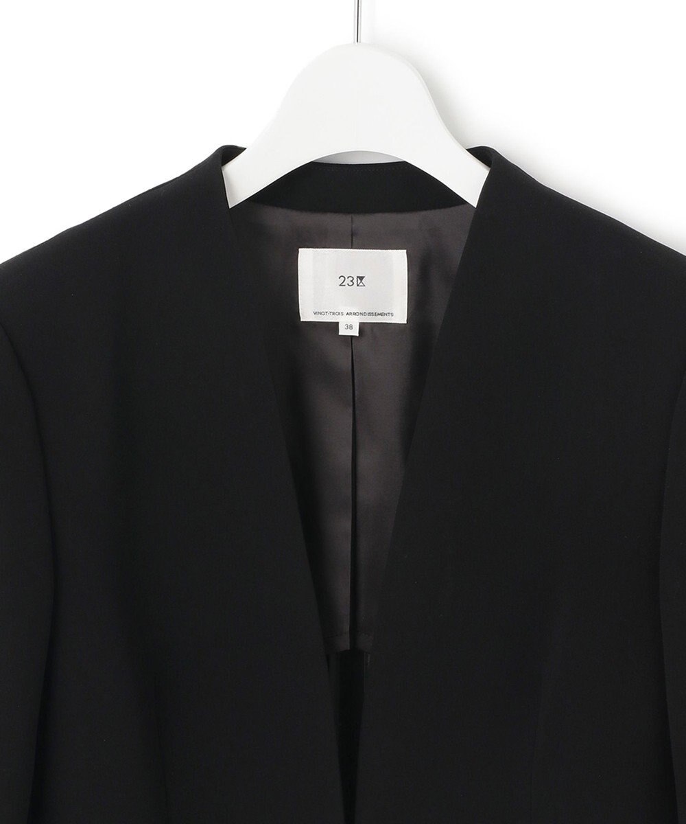 23区 トリアセダブルジョーゼット ジャケット 