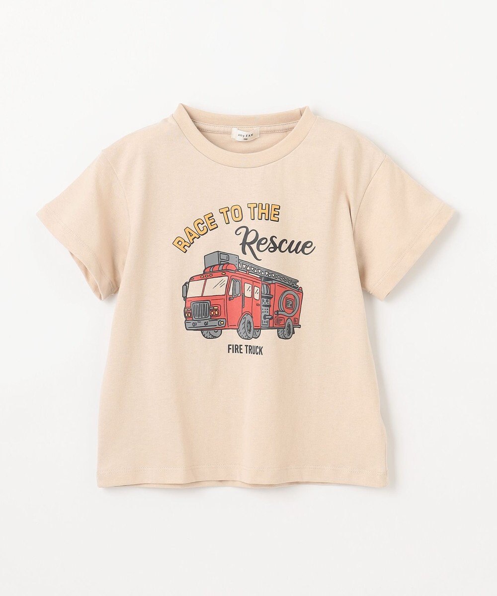 ANY KIDS 車プリント 半袖Tシャツ 