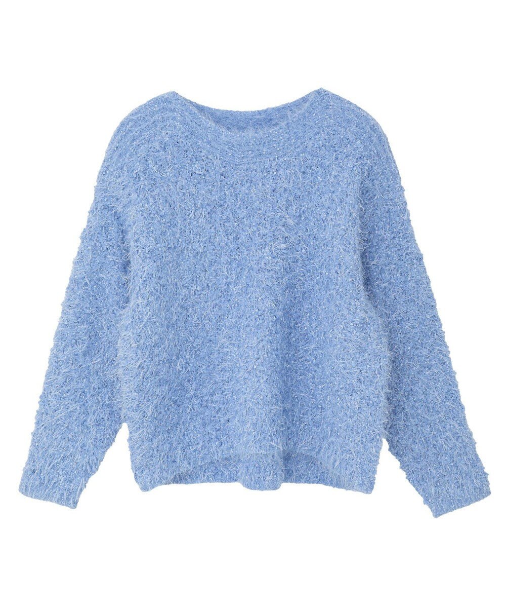 YECCA VECCA フェザーモールニット 