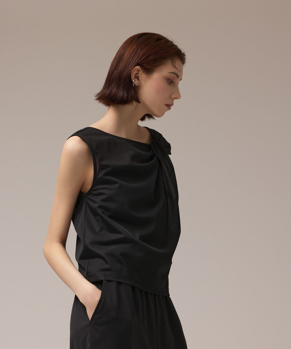 GRACE CONTINENTAL オーガンドレープトップ 