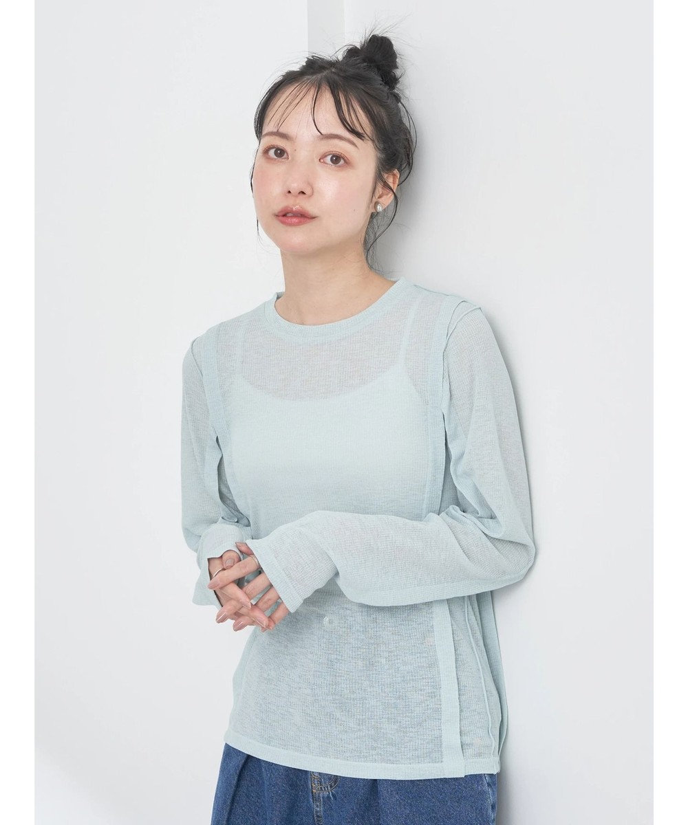 earth music&ecology シアーテレコプルオーバー 