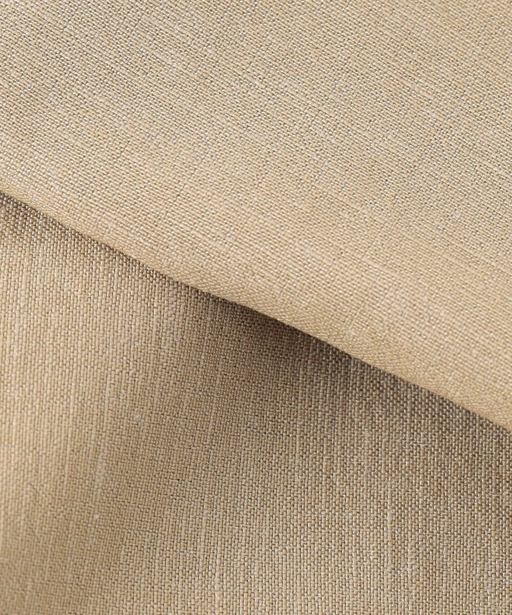 J.PRESS LADIES 【洗える】セルロースリネンストレッチ テーパード パンツ 