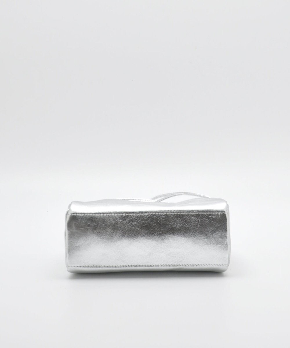 blancle メタリックレザー ハーフサークルショルダー 
