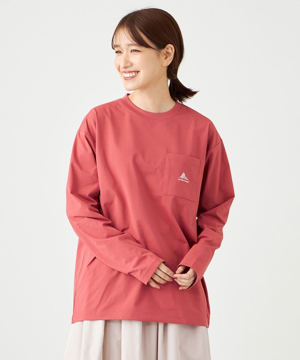 SHARE PARK LADIES 【UVカット・吸水速乾・ストレッチ・軽量 】刺繍ポケットＴシャツ（S・Mサイズ） 