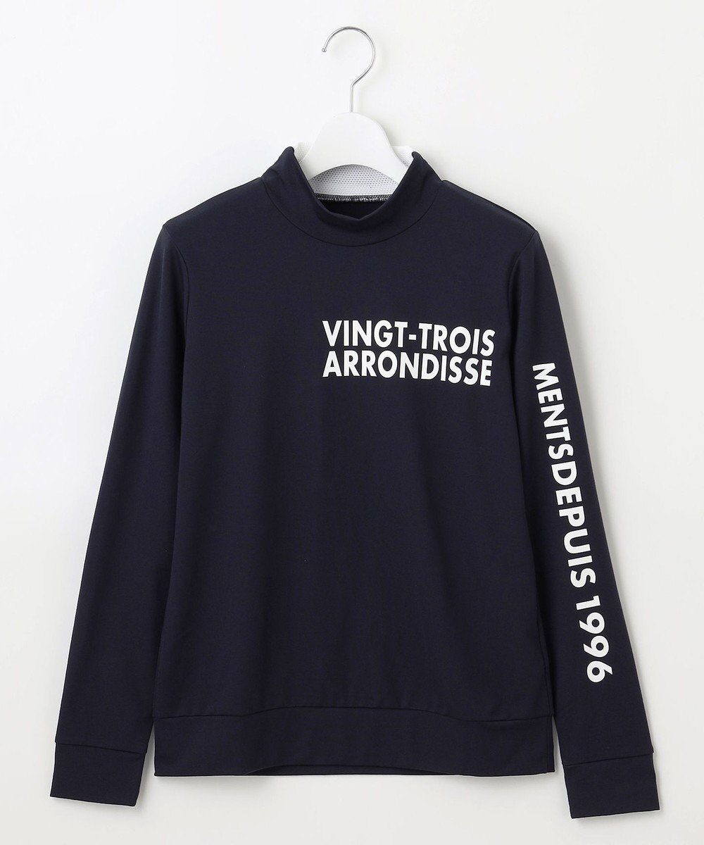 23区GOLF 【WOMEN】【吸水速乾/UVカット】スポーティ モックネックシャツ 