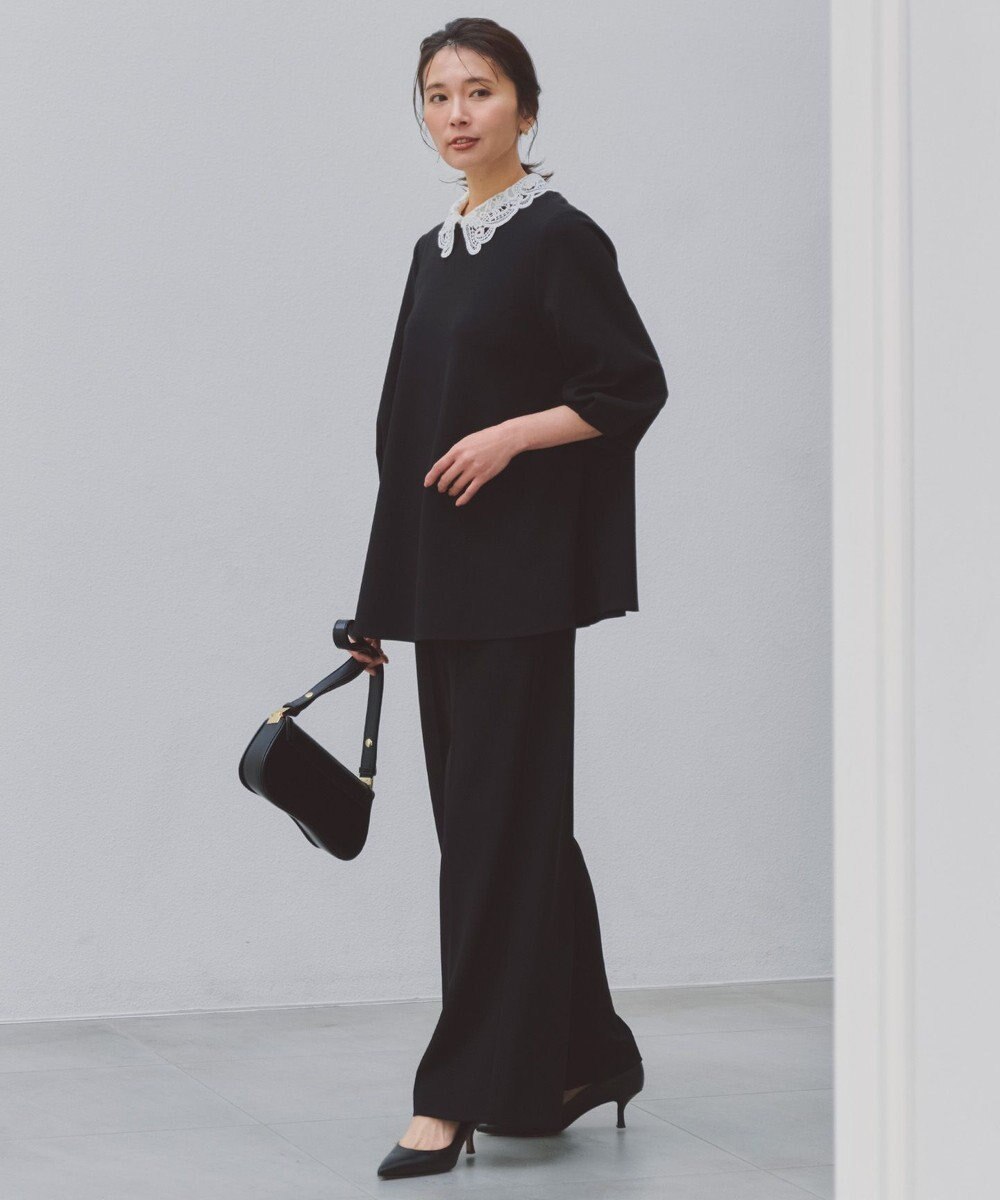 UNFILO L 【2WAY】BEAUTY MOVE レース襟ブラウス 