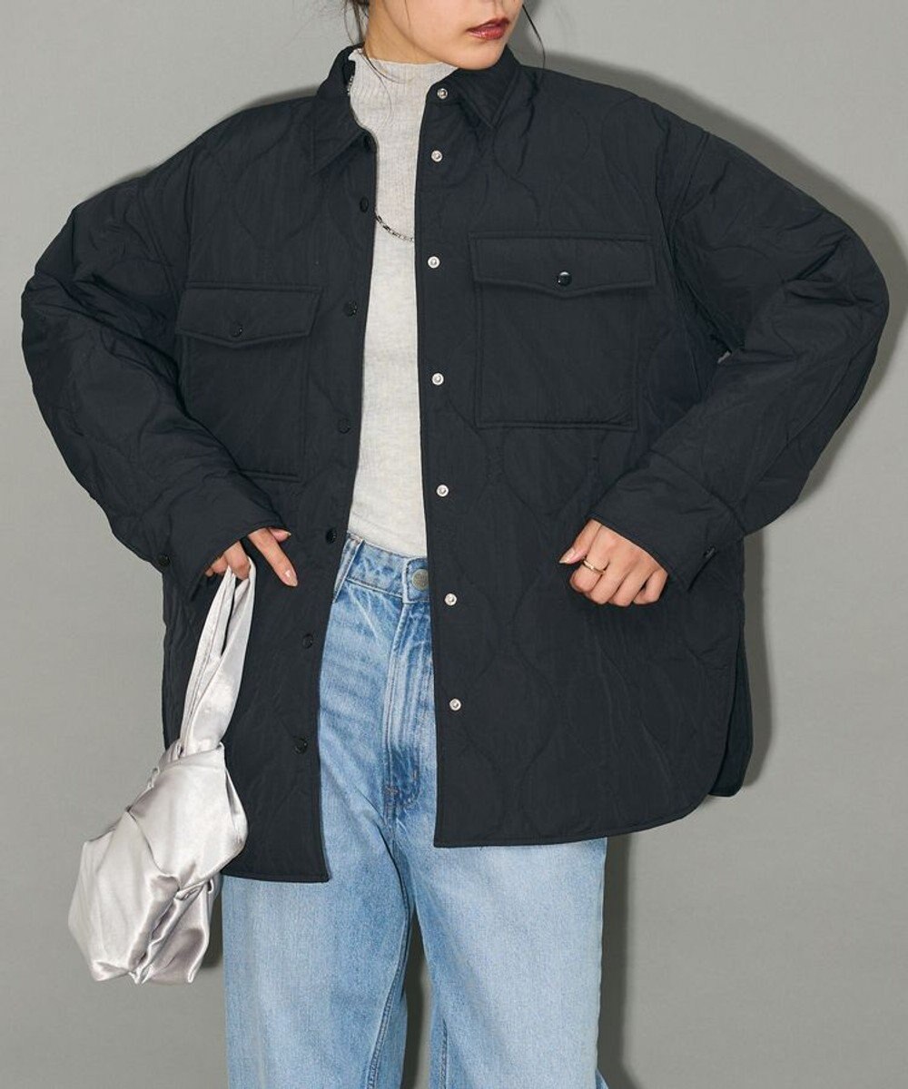 Green Parks キルティングシャツブルゾン 