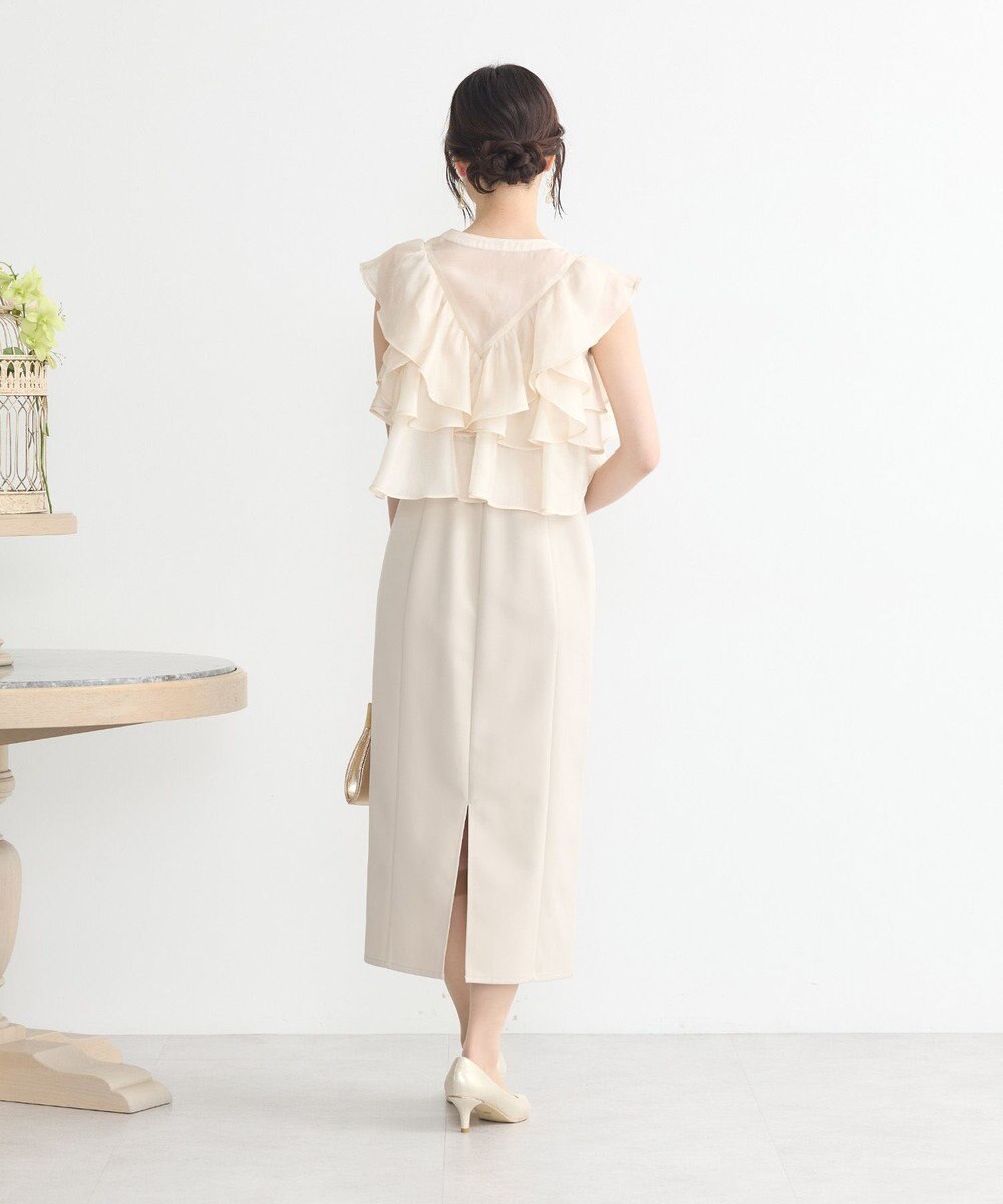 earth music&ecology SET2点フリルボレロ＋ナローワンピース 