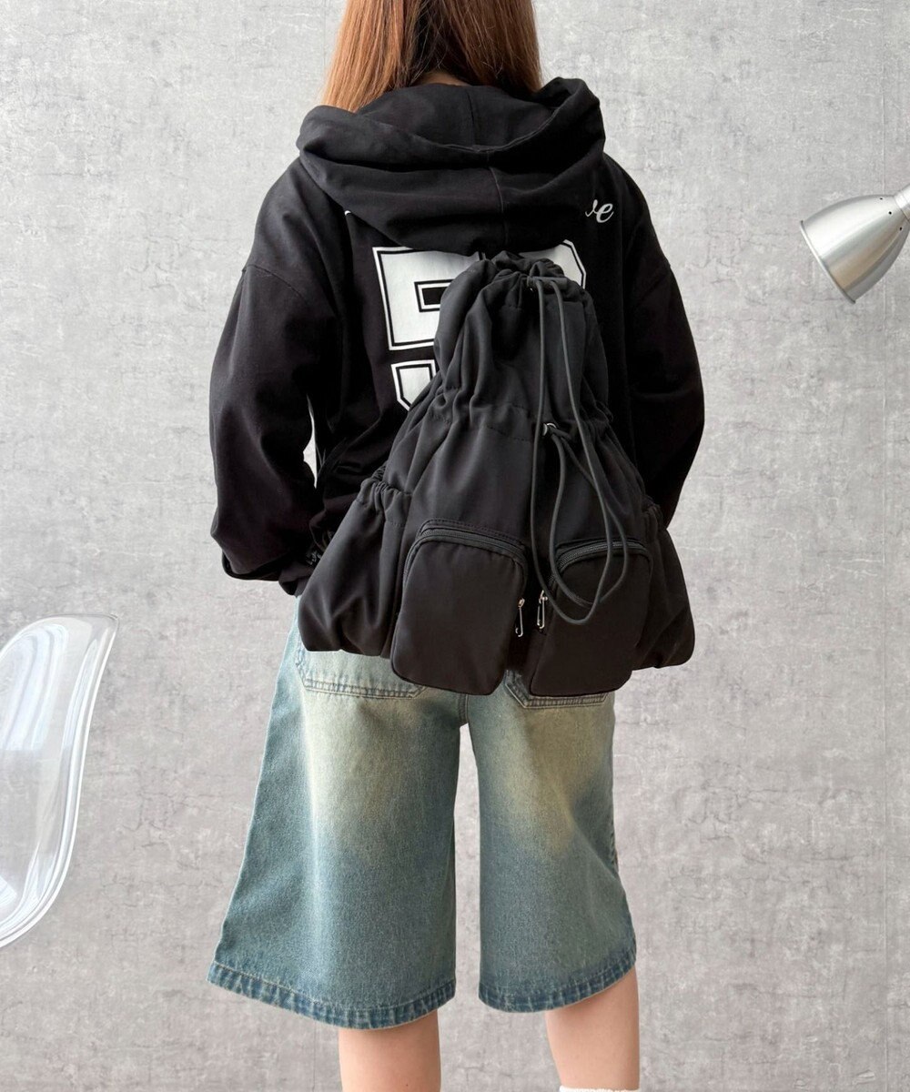 WEGO 2ポケットドロストナップサック 