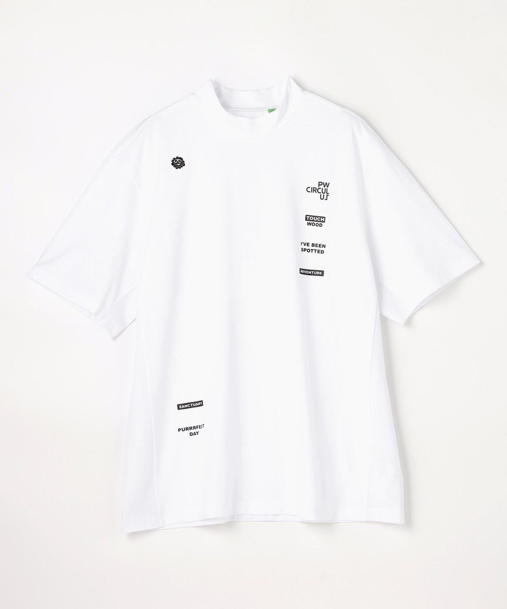 PW CIRCULUS 【MEN】メッシュコンビ モックネック ゴルフ 