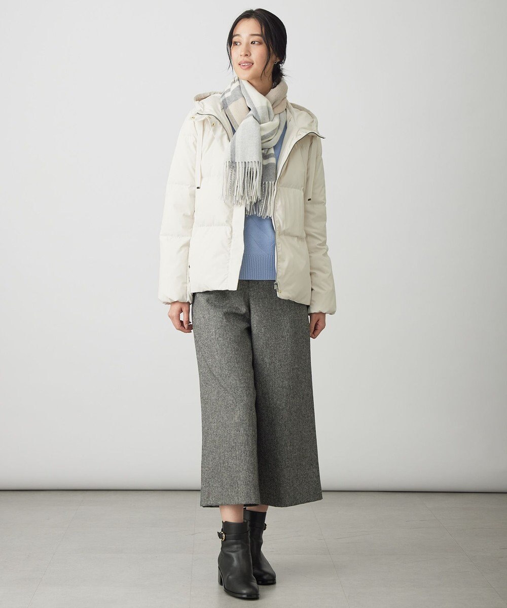 J.PRESS LADIES S 【洗える】タフタダウン ショート丈 コート 