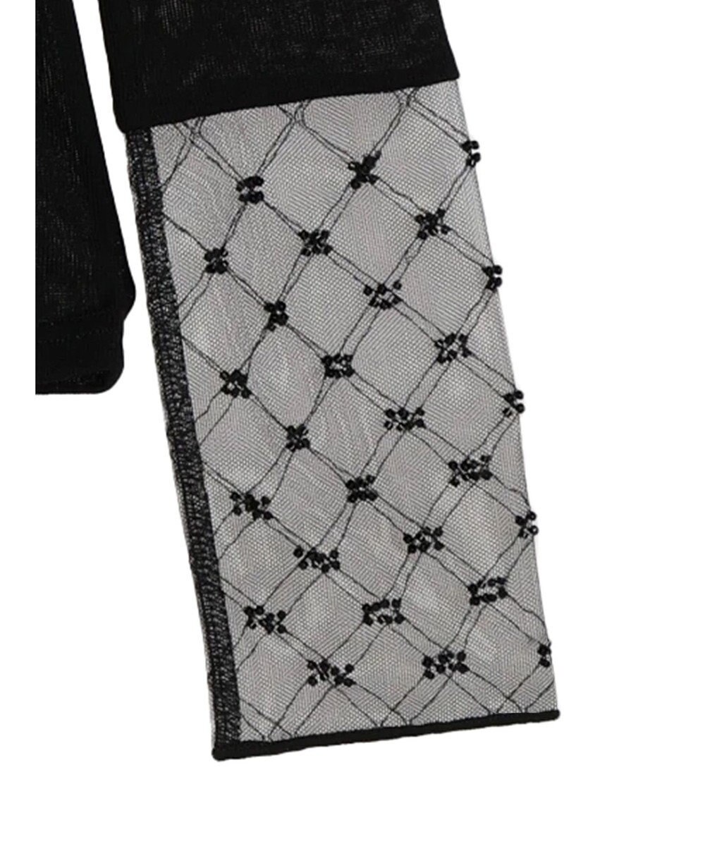 earth music&ecology チュールビジュープルオーバー 