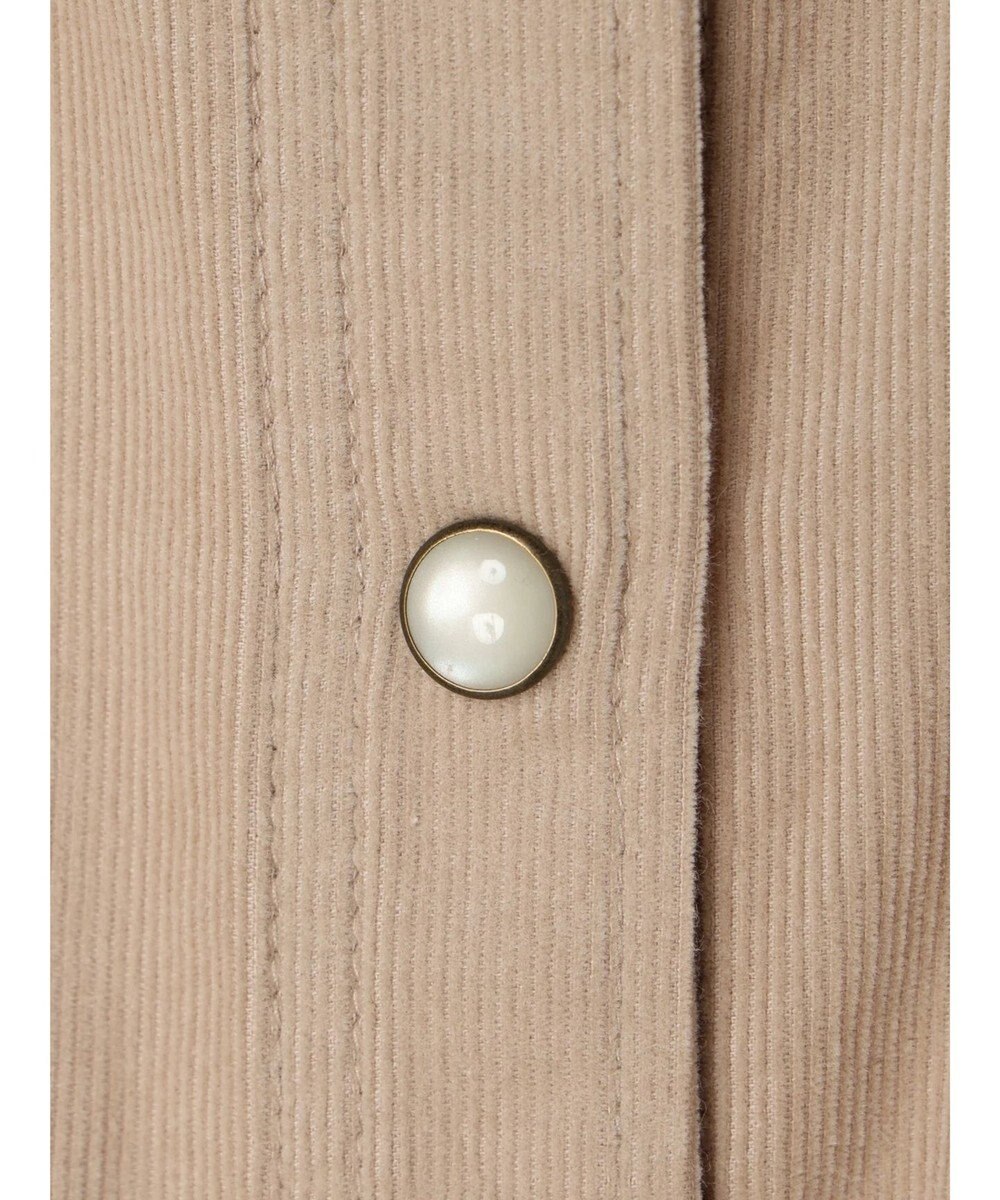 CRAFT STANDARD BOUTIQUE コーデュロイパールドット釦ワンピース 