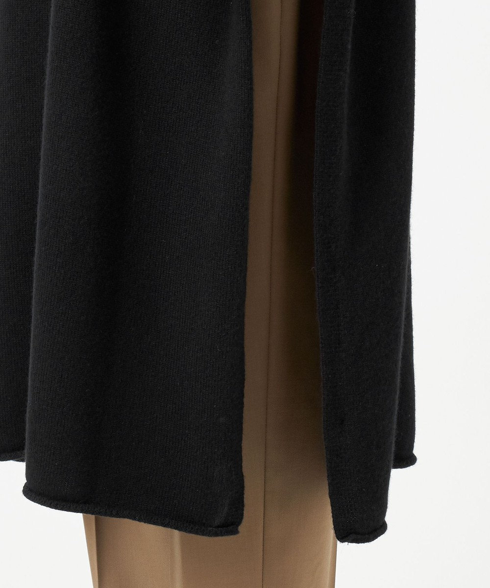 23区 L 【エステータ】マーセライズドウールカシミヤ ニットジレ 