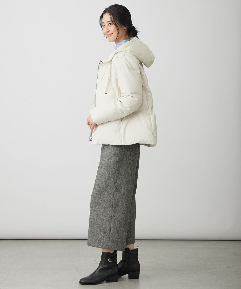 J.PRESS LADIES S 【洗える】タフタダウン ショート丈 コート 