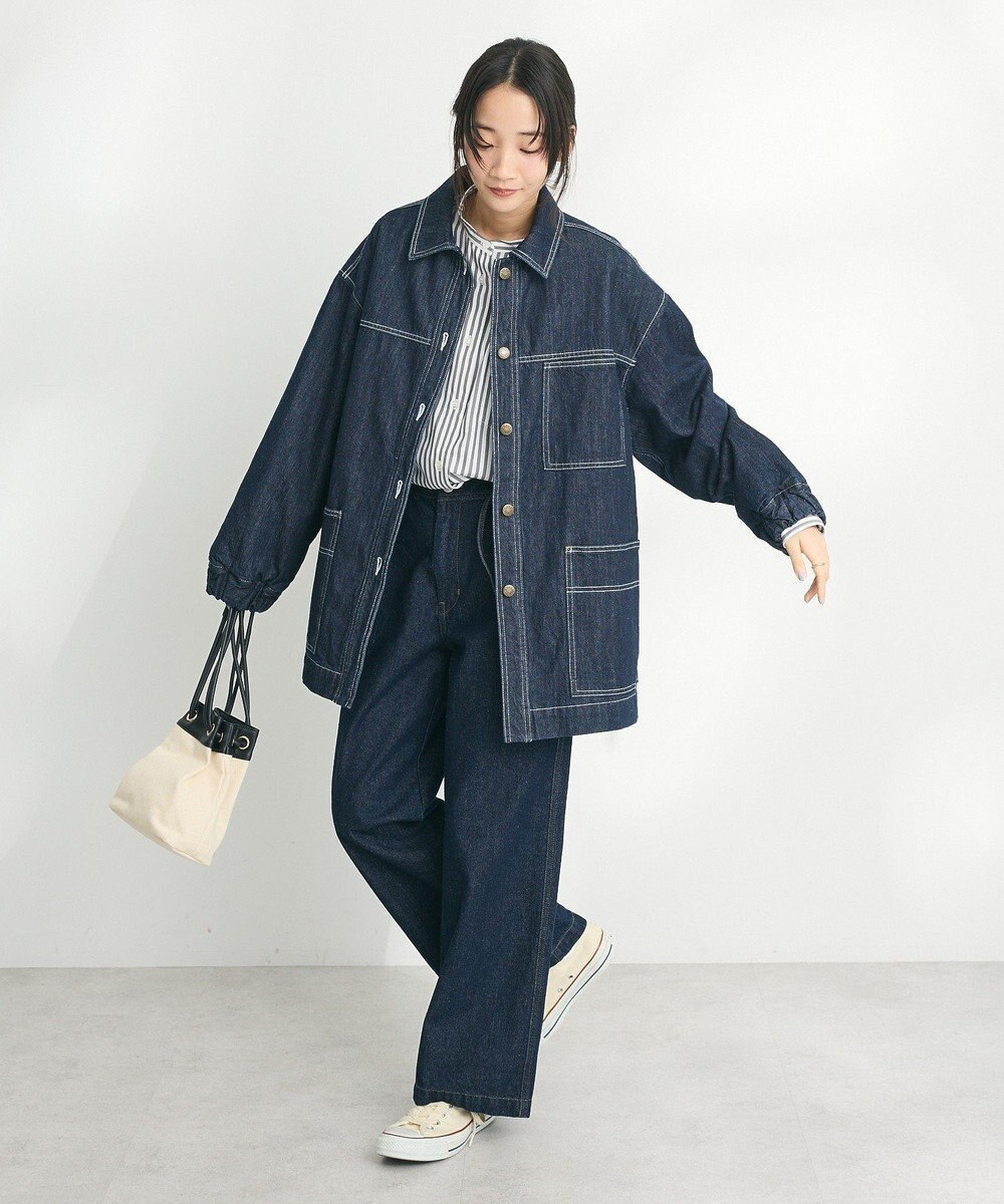 CRAFT STANDARD BOUTIQUE デニム裏キルトコート 