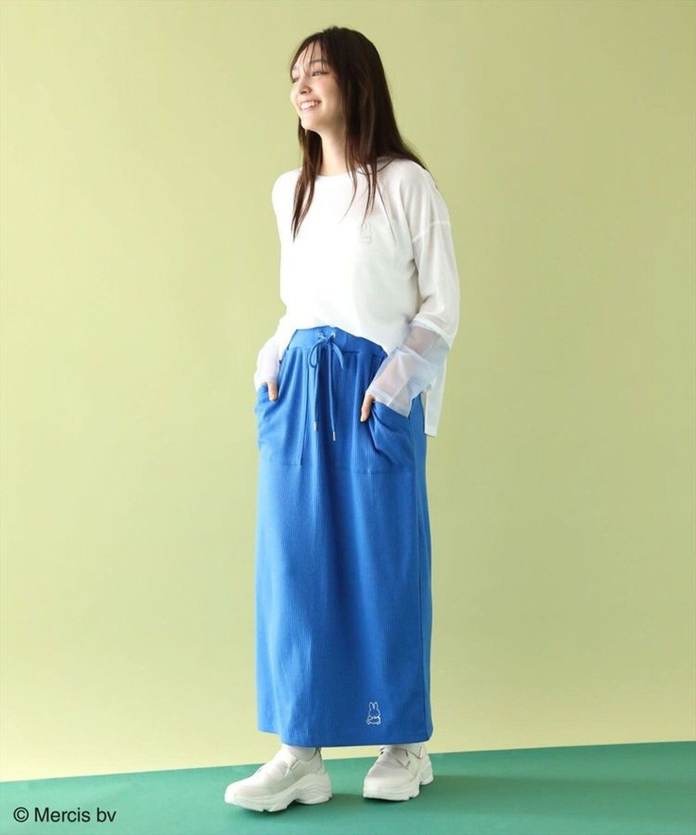 Green Parks Ｍｉｆｆｙ／袖配色シアーープルオーバー 