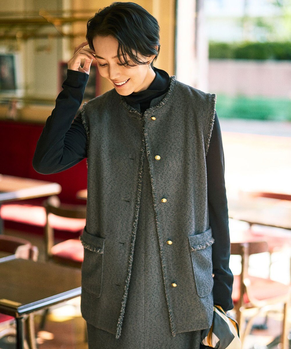 自由区 【カタログ掲載】ブライトリングツイード ジレ 