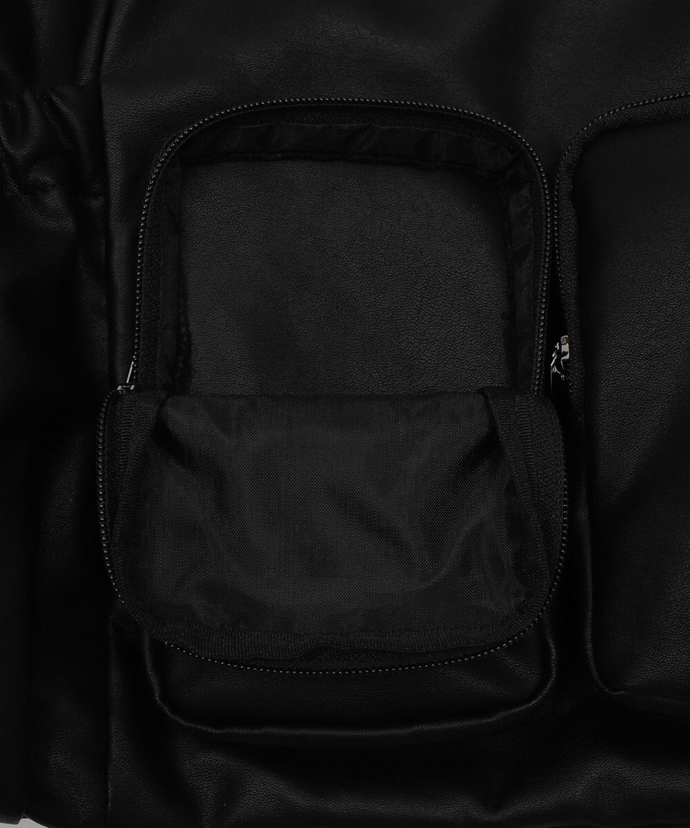 WEGO 【ユニセックス着用ITEM】2ポケットPUドロストナップサック 