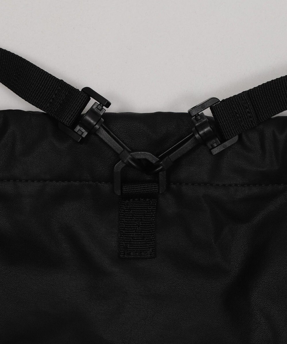 WEGO 【ユニセックス着用ITEM】2ポケットPUドロストナップサック 