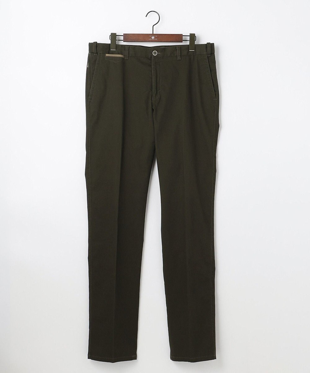 JOSEPH ABBOUD 【キングサイズ・ウエストも伸びる】オーガニックストレッチピケ パンツ 