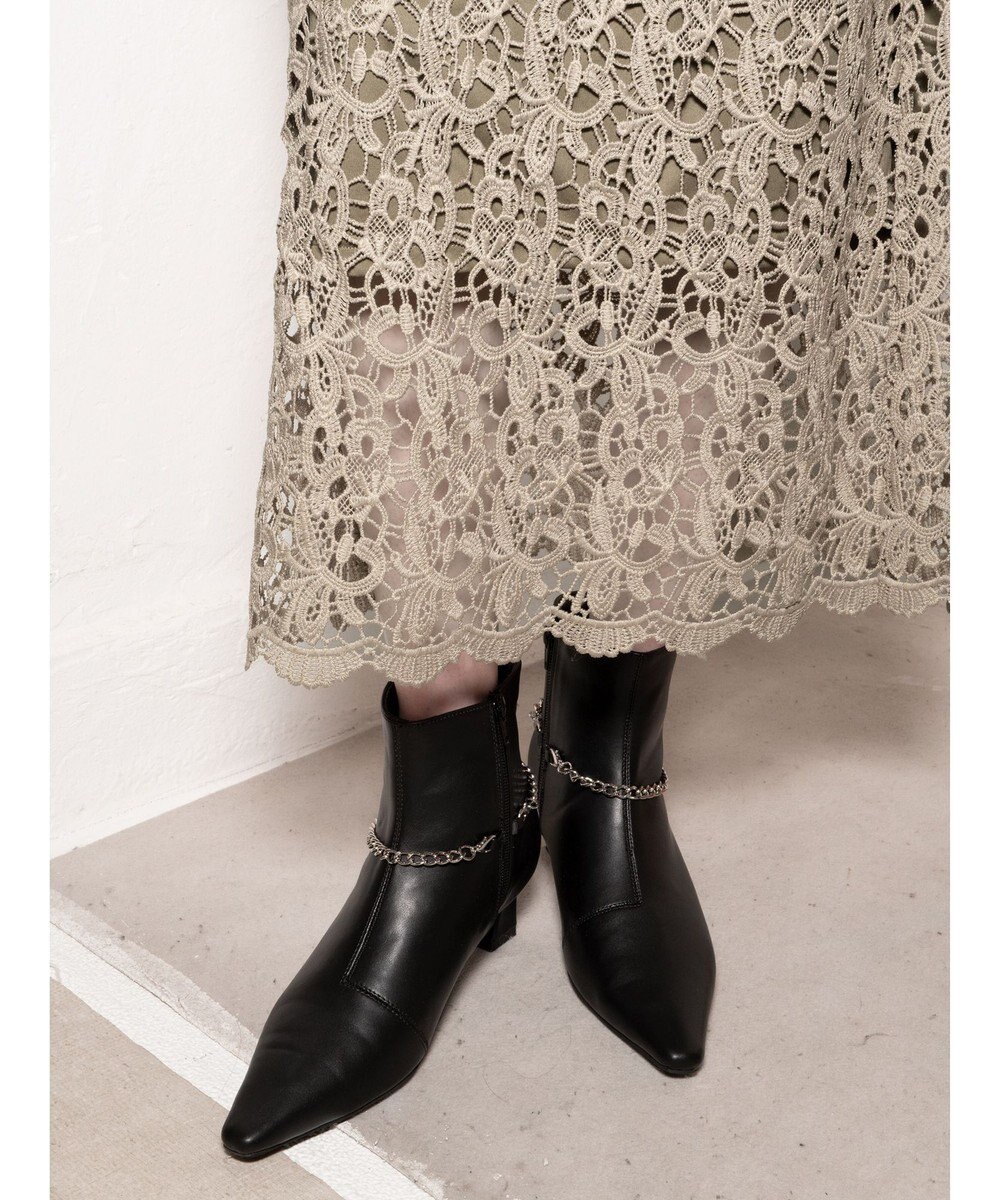 Te chichi ケミカルレースナロースカート《2025Autumn catalog vol.2 item》 