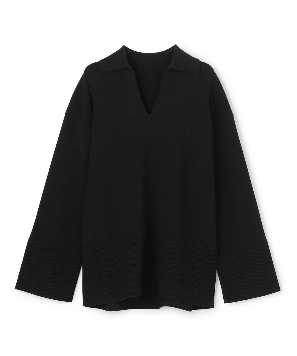 uncrave スウェットライクニット スキッパートップス 