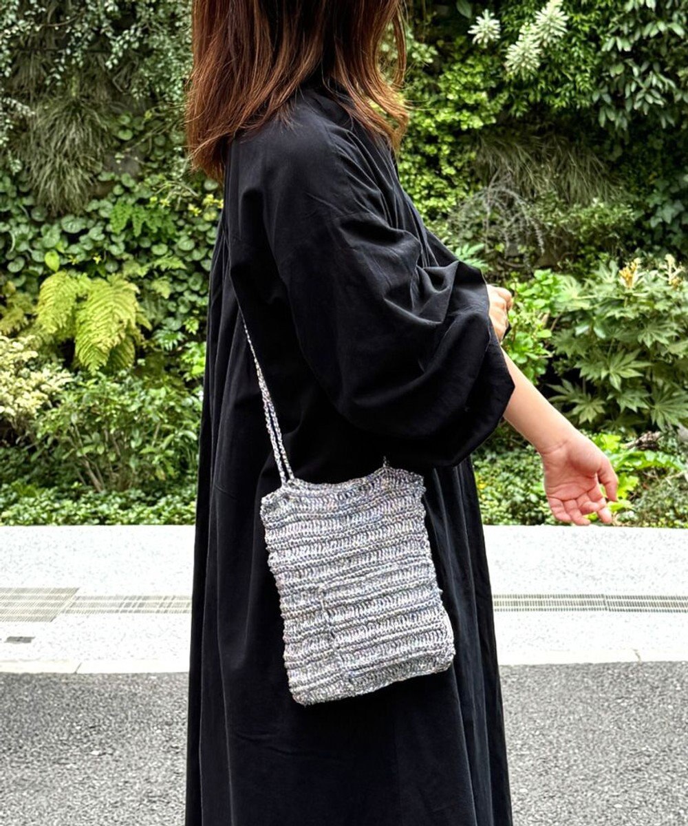 ROOTOTE 1090【手編みカゴバッグ風】SC.ベビールー.クロッシュメタリック-A 