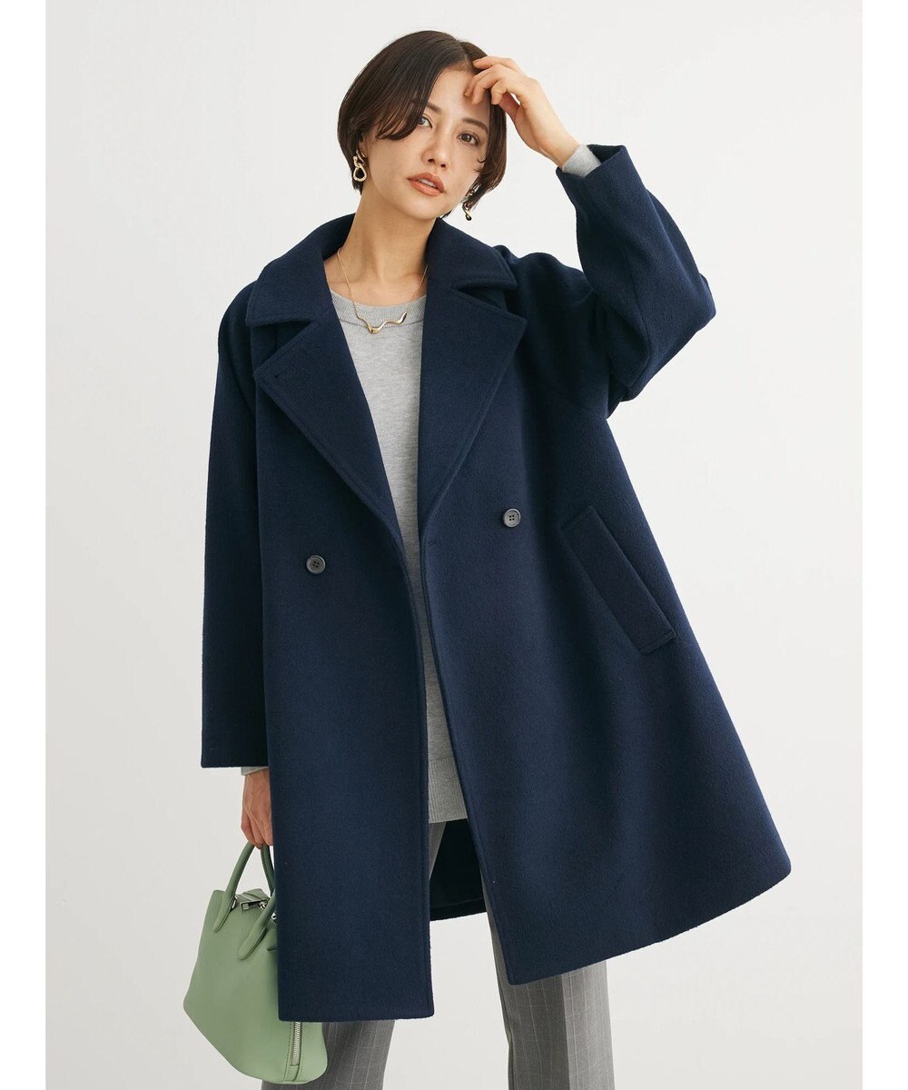 Green Parks もちやわ　ボートネックニットチュニック 