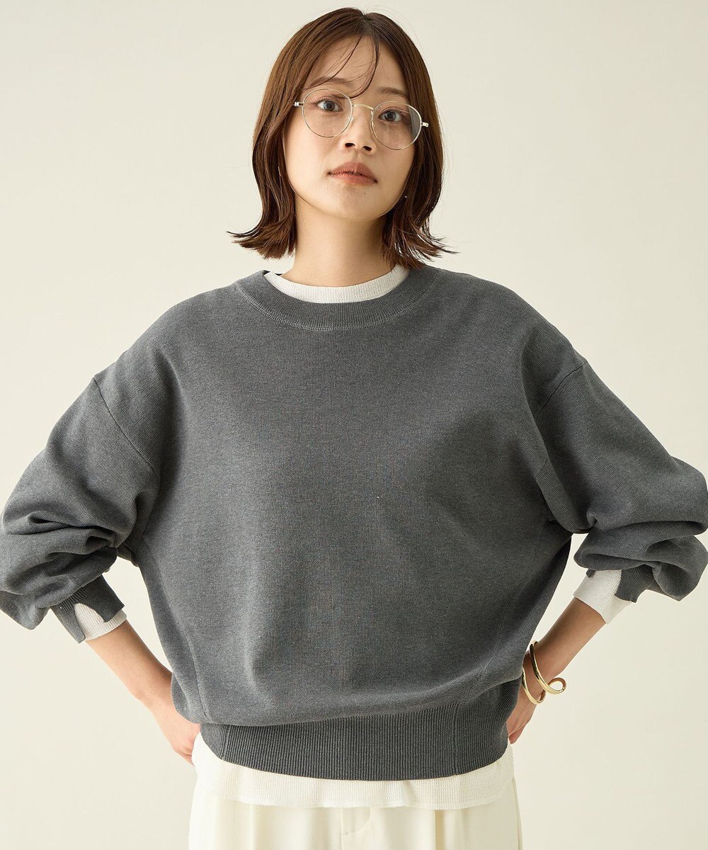 ANY スウェットライクニット 