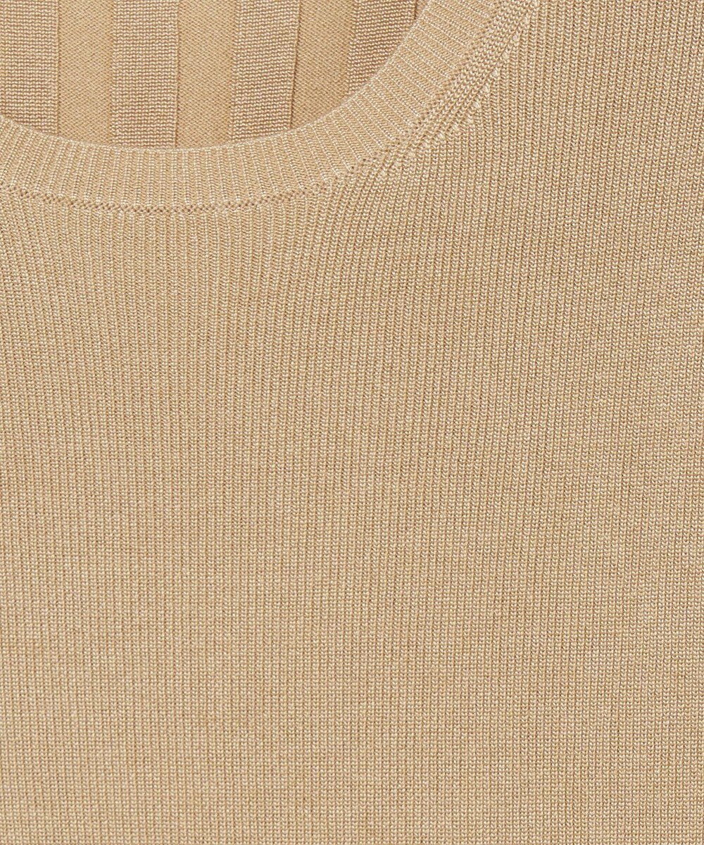 JOSEPH 【洗える】サティニーリブ　ショートスリーブニット 