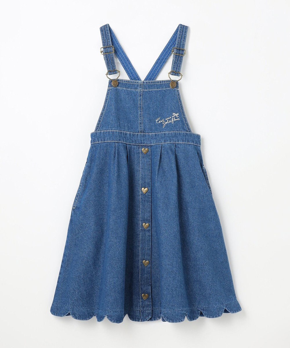 ANY KIDS デニムジャンパースカート 