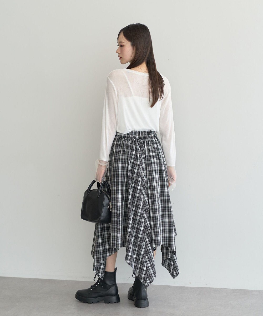 earth music&ecology シアースリーブプルオーバー 