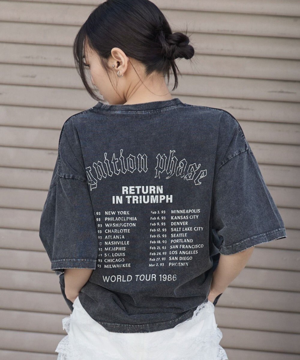 WEGO ヴィンテージウォッシュグラフィックBIGT 