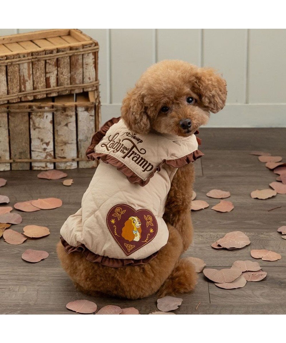 PET PARADISE ディズニー わんわん物語 レディ 遠赤軽量ふわベスト 小型犬 