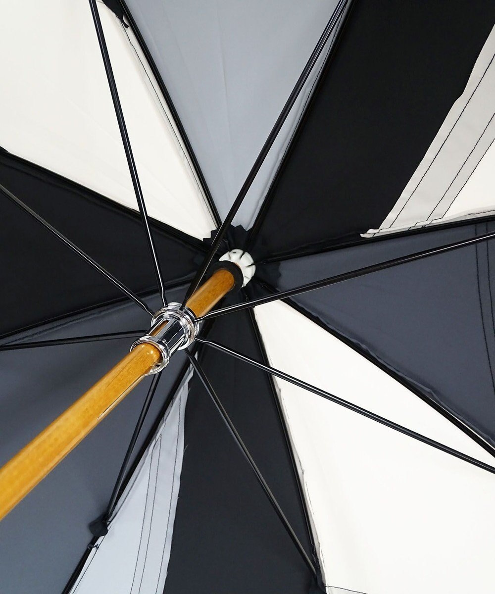 +RING 【限定/日本製】プラスリング 晴雨兼用傘（長ショート）BLK SR305 