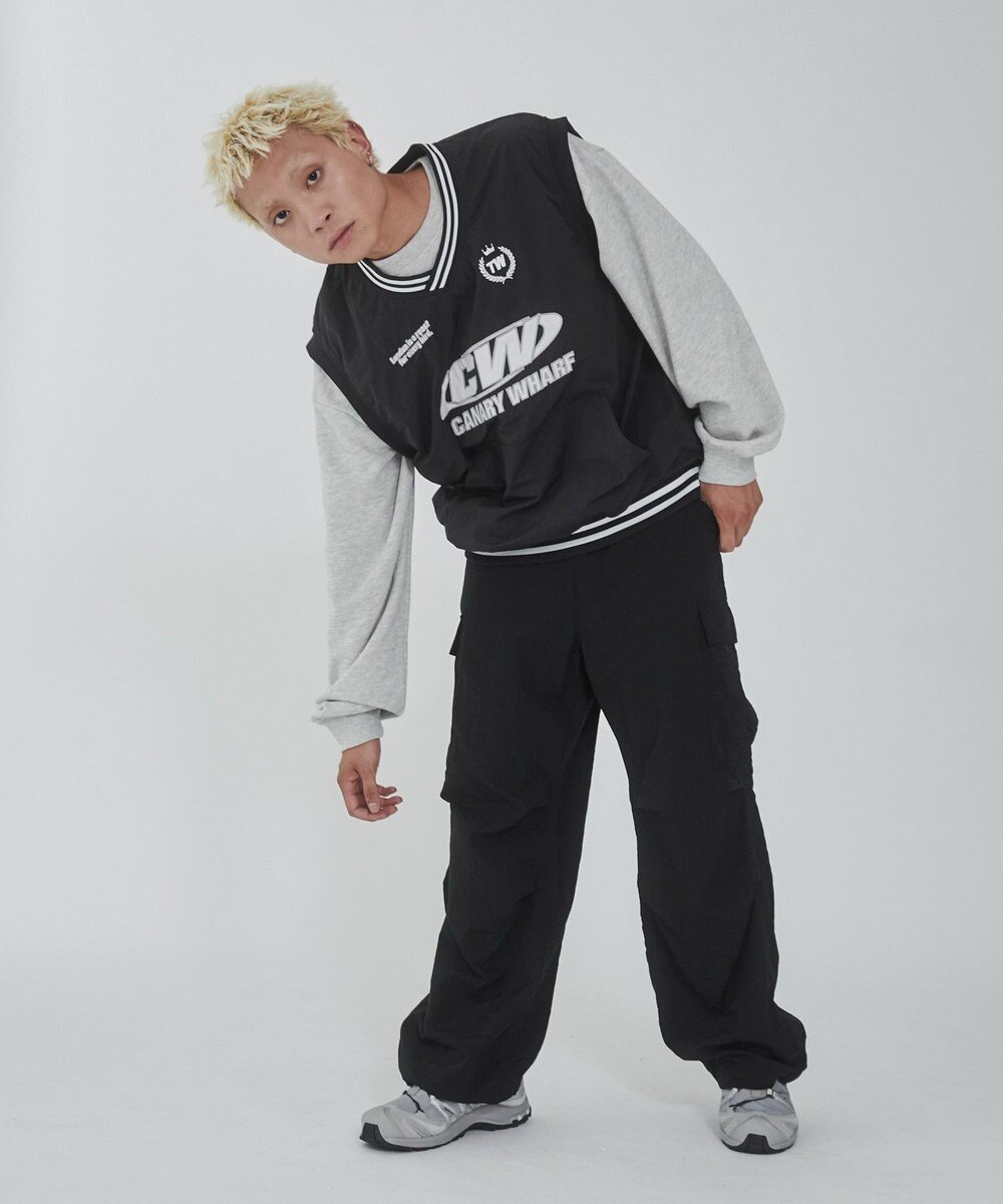 WEGO ナイロンVネックベスト 