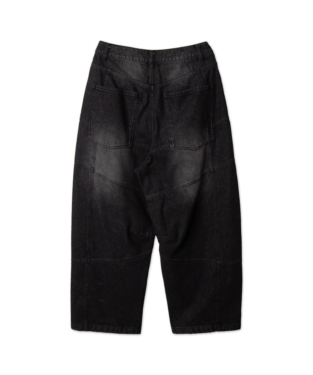 WEGO スーパービッグバレルレッグデニムパンツ 