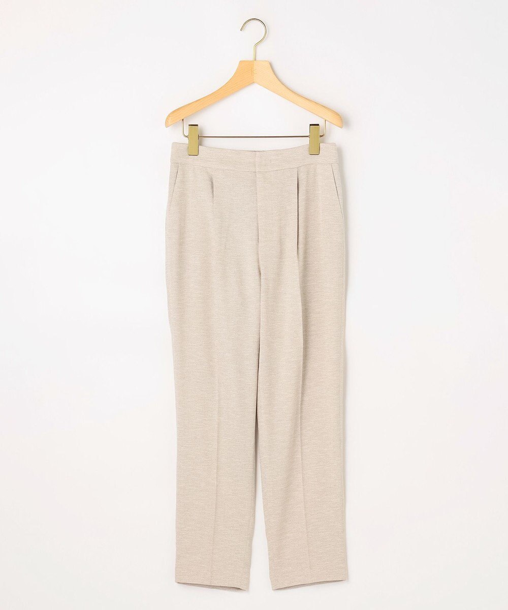 組曲 ライトリネンライクテーパード パンツ 