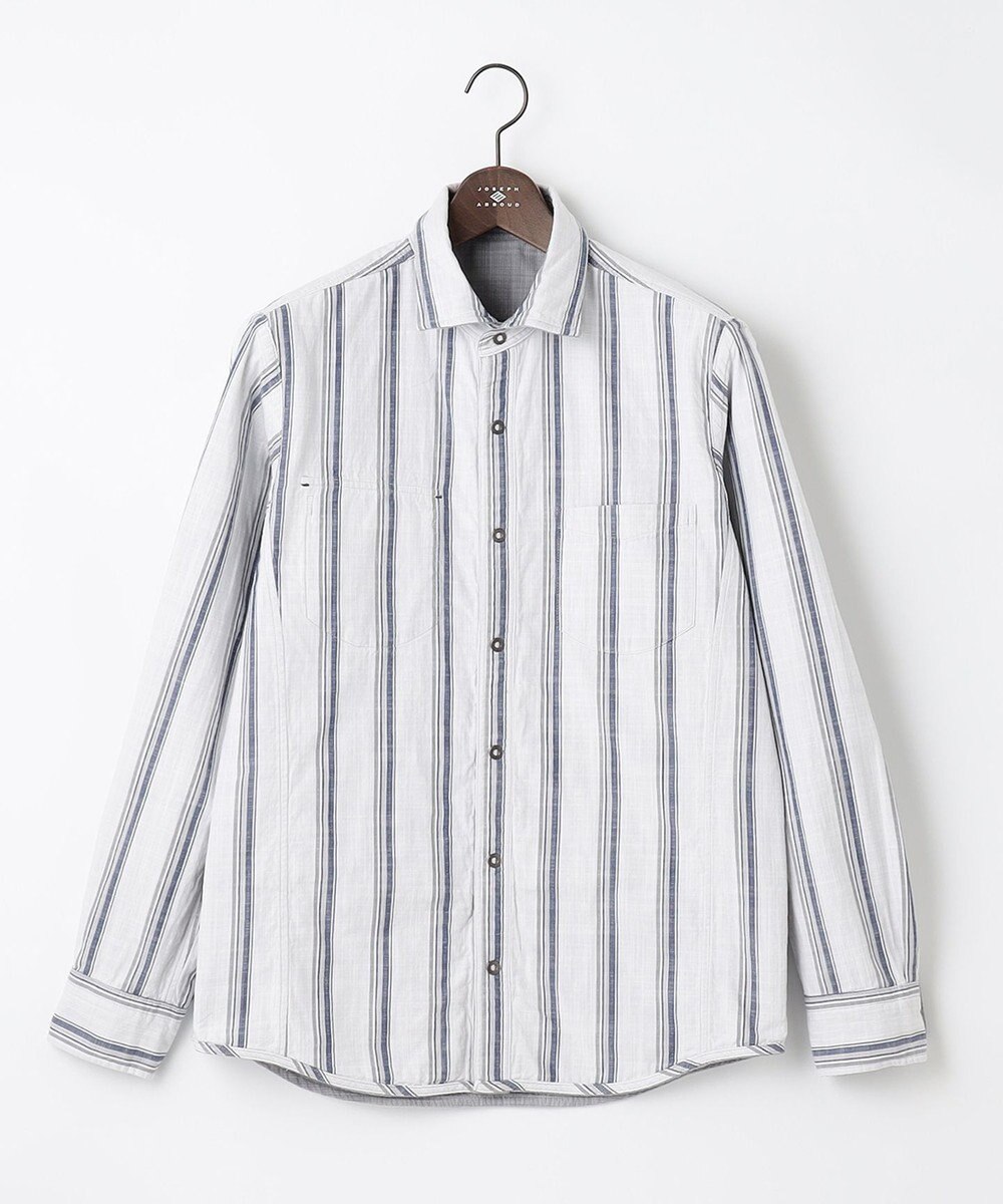 JOSEPH ABBOUD 【人気！1枚で2通りの着こなし】定番 リバーシブルシャツ 