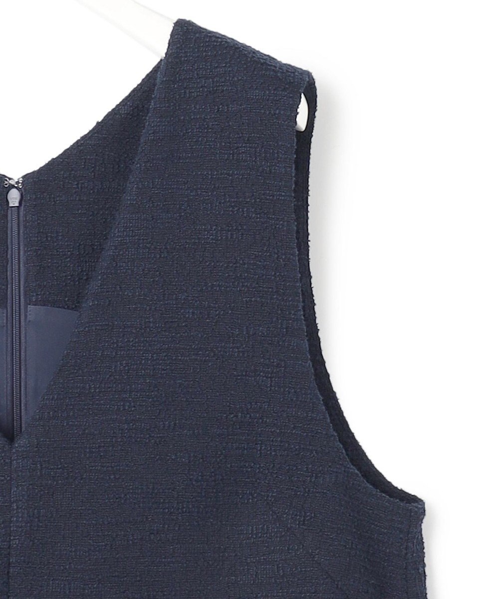 ICB L 【WEB限定・洗える】 ツイードインレイ ジャンパースカート ワンピース 